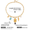 Wholesale Women's Electroplated Geometric Stainless Steel And Titanium Steel Necklace Regular Chain Sweater Chain Accessories
