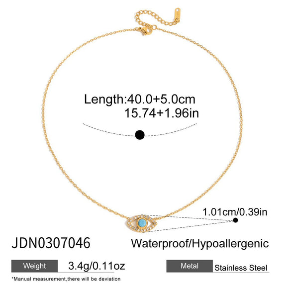 Wholesale Women's Electroplated Geometric Stainless Steel And Titanium Steel Necklace Regular Chain Sweater Chain Accessories