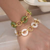 Wholesale Women's Electroplated Geometric Stainless Steel Bracelet