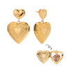 Wholesale Women's Electroplated Geometric Stainless Steel Earrings