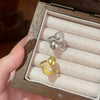 Wholesale Women's Electroplated Gold Inlaid With Zircon Minimalist Animal Zodiac Heart Geometric Shape Copper Ring