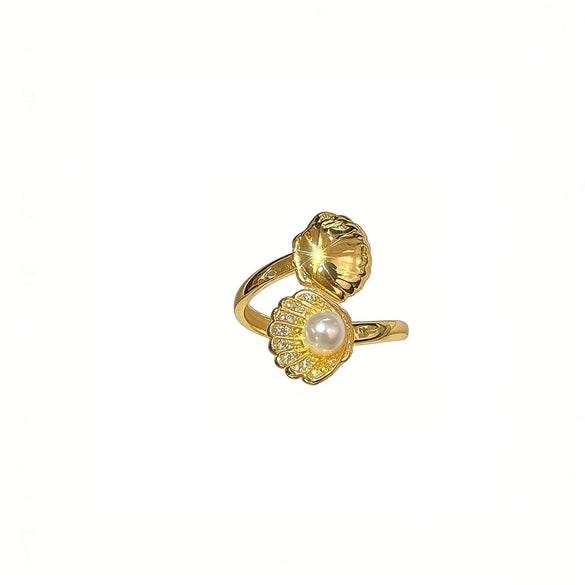 Wholesale Women's Electroplated Gold Inlaid With Zircon Minimalist Animal Zodiac Heart Geometric Shape Copper Ring