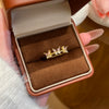 Wholesale Women's Electroplated Gold Inlaid Zircon Butterfly Copper Ring