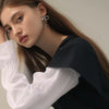 Wholesale Women's Electroplated Real Gold Bow Earrings Made Of Titanium Steel And Stainless Steel