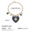 Wholesale Women's Electroplated Stainless Steel And Titanium Steel Heart Pendant Necklace In Ins Style And Minimalist Design
