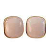 Wholesale Women's Electroplated Stainless Steel Geometric Square Candy Color Earrings