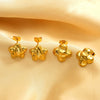 Wholesale Women's Electroplated Star Geometric Titanium Steel Earrings