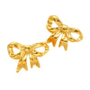 Wholesale Women's Electroplated Titanium Steel Insect And Bow Earrings With Highend Animal Style