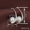 Wholesale Women's Elegant Casual Imitation Pearl Geometric Copper Electroplated Earrings