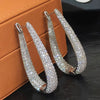 Wholesale Women's Elegant Geometric Copper Earrings With Zirconia And Drop Shape Design