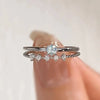 Wholesale Women's Elegant Geometric Copper Zircon Accessories