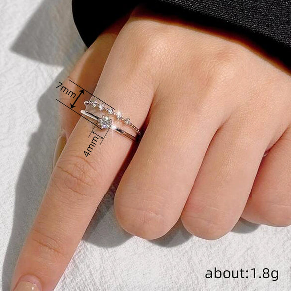 Wholesale Women's Elegant Geometric Copper Zircon Accessories