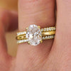 Wholesale Women's Elegant Geometric Copper Zircon Inlaid Ring
