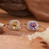Wholesale Women's Elegant Geometric Crystal Ring In S925 Sterling Silver Set With Crystal