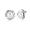 Wholesale Women's Elegant Geometric Pearl Earrings With Stainless Steel Ear Needles And Electroplating Design