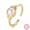 Wholesale Women's Elegant Geometric Silver 925 Electroplated Ring Jewelry