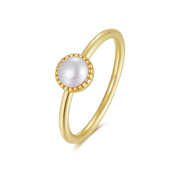 Wholesale Women's Elegant Geometric Silver 925 Electroplated Ring Jewelry