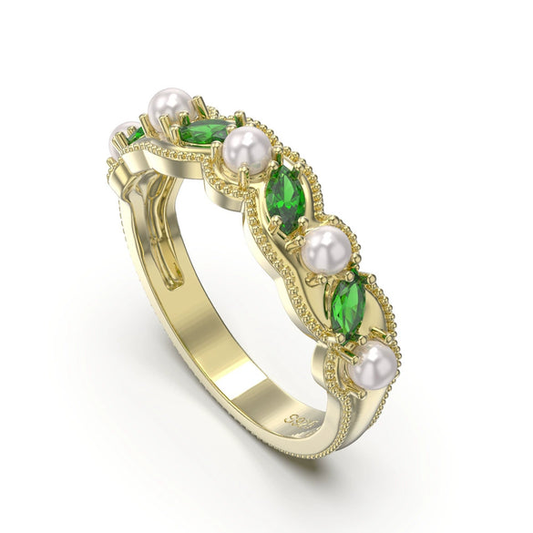 Wholesale Women's Elegant Geometric Silver 925 Electroplated Ring Jewelry