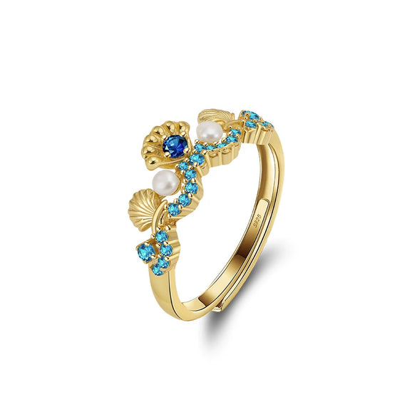 Wholesale Women's Elegant Geometric Silver 925 Electroplated Ring Jewelry