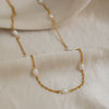 Wholesale Women's Elegant Minimalist Geometric Stainless Steel Oshaped Chain Necklace With Pvd Furnace Vacuum Real Gold Plating Jewelry