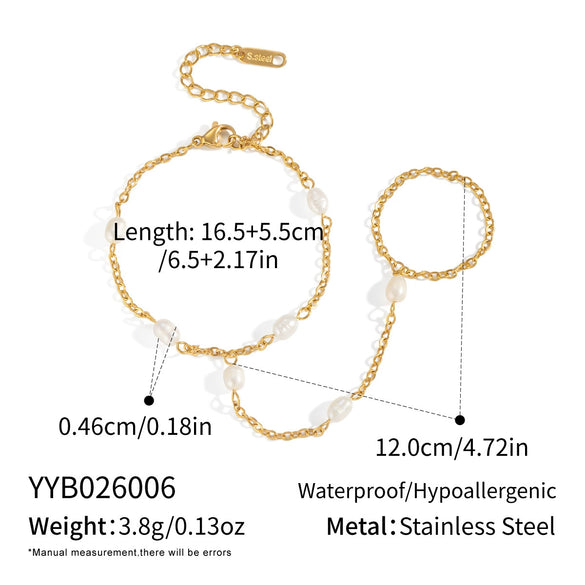 Wholesale Women's Elegant Minimalist Geometric Stainless Steel Oshaped Chain Necklace With Pvd Furnace Vacuum Real Gold Plating Jewelry