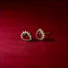 Wholesale Women's Elegant Retro Copper Earrings With Geometric And Water Drop Shapes And Zirconia Design