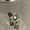 Wholesale Women's Elegant Retro Crown Geometric Copper Earrings With Zircon And Flower Patterns