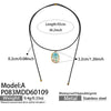 Wholesale Women's Enamel Floral Pearl Shell Pendant Necklace With Leather Cord Clavicle Chain Set Geometric Stainless Steel Electroplated Light Luxury Jewelry