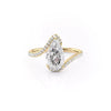 Wholesale Women's Engagement Wedding Ring Copper Geometric Microinlaid Zircon