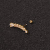 Wholesale Women's Exaggerated Crown Metal Inlaid Zircon Earrings
