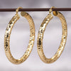 Wholesale Women's Exaggerated Geometric Copper Earrings With Electroplating Design