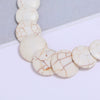 Wholesale Women's Exaggerated Retro Bohemian Turquoise Snake Bone Chain Necklace With Geometric Design