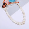Wholesale Women's Exaggerated Retro Bohemian Turquoise Snake Bone Chain Necklace With Geometric Design
