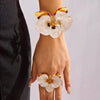Wholesale Women's Exaggerated Trendy Oildripping Flower Iron Bracelet And Ring Set Retro Vintage Style Jewelry Accessories