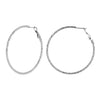 Wholesale Women's Exaggerated Y2k Style Geometric Round Gold Hoop Earrings Made Of 304 Stainless Steel With Electroplating