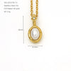 Wholesale Women's Fairy Style Geometric Gold Plated 316 Stainless Steel Birthstone Necklaces With Hammer Cross Chain