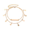 Wholesale Women's Fashion Alloy Star Anklet Foot Jewelry Trend