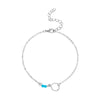 Wholesale Women's Fashion Bohemian Simple Alloy Anklet With Dolphin Love Design And Animal Pattern