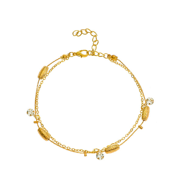 Wholesale Women's Fashion Bohemian Simple Alloy Anklet With Dolphin Love Design And Animal Pattern