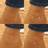 Wholesale Women's Fashion Bohemian Simple Alloy Anklet With Dolphin Love Design And Animal Pattern