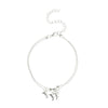 Wholesale Women's Fashion Bohemian Simple Alloy Anklet With Dolphin Love Design And Animal Pattern