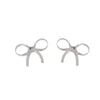 Wholesale Women's Fashion Bow Jewelry Suit With Stainless Steel Chain And Opening Ring Polishing And Electroplating Process Non Fading