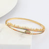 Wholesale Women's Fashion Copper Zircon Real Gold Plated Bracelets With Animal And Zodiac Patterns