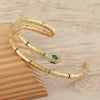 Wholesale Women's Fashion Copper Zircon Real Gold Plated Bracelets With Animal And Zodiac Patterns