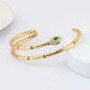 Wholesale Women's Fashion Copper Zircon Real Gold Plated Bracelets With Animal And Zodiac Patterns