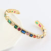 Wholesale Women's Fashion Copper Zircon Real Gold Plated Bracelets With Animal And Zodiac Patterns