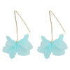 Wholesale Women's Fashion Creative Handmade Plastic And Resin Petal Heart Flower Earrings