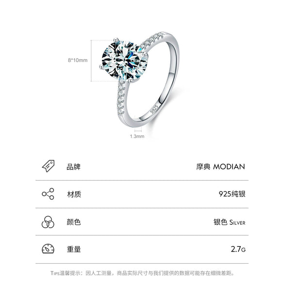 Wholesale Women's Fashion Creative Highend Versatile Stacking Style S925 Sterling Silver Zircon Ring With The Crown Pattern And Electroplating Treatment