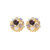 Wholesale Women's Fashion Earrings With Rhinestone And Diamondset Flower Design