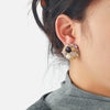 Wholesale Women's Fashion Earrings With Rhinestone And Diamondset Flower Design